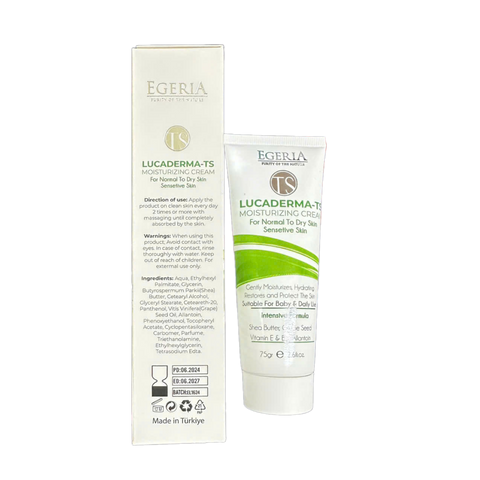 Kem Dưỡng Ẩm Toàn Thân EGERIA LUCADERMA - TS Cấp Ẩm, Bảo Vệ Da, Giảm Kích Ứng Da Cho Da Khô Và Rất Khô - Tuyp 75ml