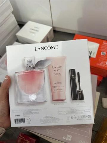 Set Nước Hoa Lancome La Vie Est Belle EDP 50mlx2 & Mini 2ml - Quà Tặng Sang Trọng, Hương Thơm Quyến Rũ, Lịch Lãm