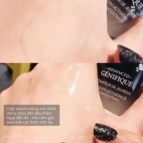 Serum Lancome Advanced Genifique 8ml - Tinh Chất Trẻ Hóa Da, Cung Cấp Độ Ẩm, Giảm Nếp Nhăn, Dưỡng Trắng Da Rạng Rỡ