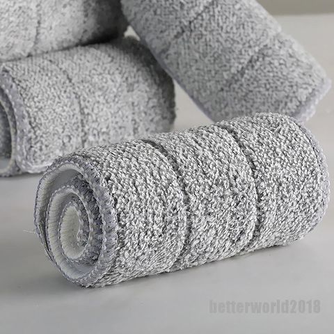 Giẻ Lau Nhà Thay Thế Đa Năng Bằng Vải Sợi Giặt Được - Khăn Lau Siêu Mịn, Tiện Dụng Cho Sàn Gỗ, Gạch, Vệ Sinh Dễ Dàng