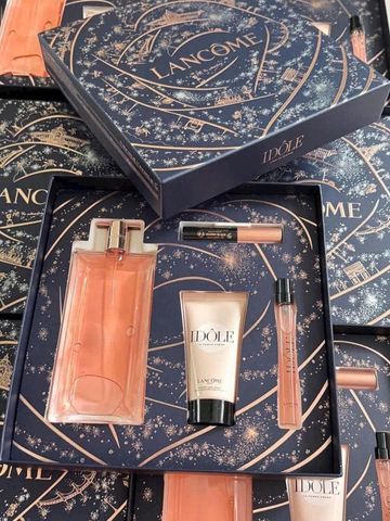 Set Nước Hoa Nữ Lancôme Idôle 3 Món (EDP 100 + 10ml, Kem Dưỡng Thể La Power Creme 50ml, Mascara Lash)