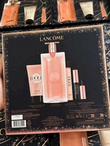 Set Nước Hoa Nữ Lancôme Idôle 3 Món (EDP 100 + 10ml, Kem Dưỡng Thể La Power Creme 50ml, Mascara Lash)