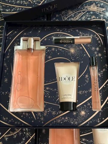 Set Nước Hoa Nữ Lancôme Idôle 3 Món (EDP 100 + 10ml, Kem Dưỡng Thể La Power Creme 50ml, Mascara Lash)