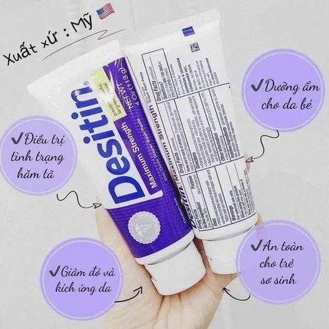 Kem Chống Hăm Tã Desitin Mỹ 113g - Giảm Hăm, Chăm Sóc Da Nhạy Cảm Cho Bé, Bảo Vệ Da Khỏi Kích Ứng