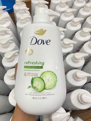 Sữa tắm Dove dưỡng ẩm da hương dưa leo 905ml