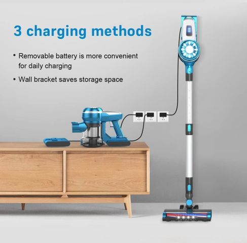 Máy Hút Bụi Không Dây VICSOO W10 - Hiệu Suất Mạnh Mẽ 20kPa, Dung Tích 1.2L, Thiết Kế Tiện Lợi Cho Mọi Nhà
