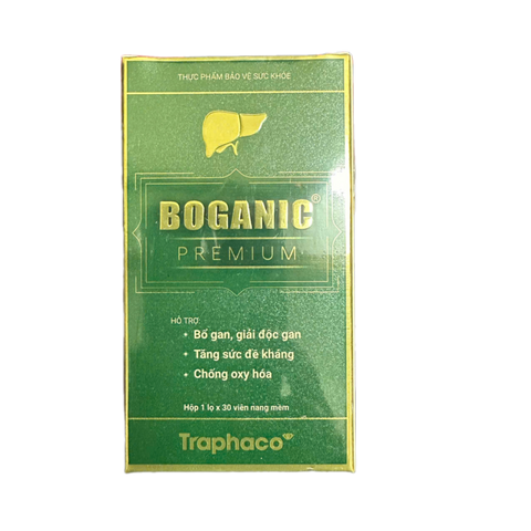 Boganic Premium Traphaco Giúp Thải Độc Gan - Lọ 30 Viên