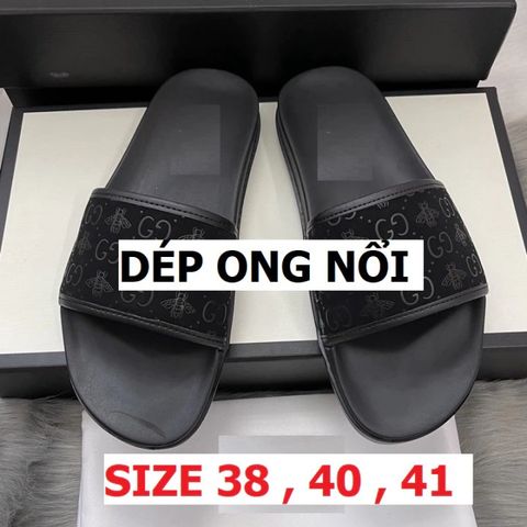 Dép Quai Ngang Nam - H43 Đế Hộp Họa Tiết Cá Tính Dễ Phối Đồ, Giày Da Nam Cao Cấp, Phong Cách Thời Trang Đặc Biệt
