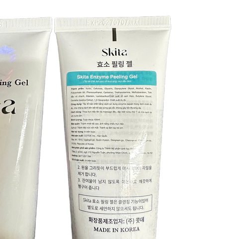 Tẩy Tế Bào Chết Skita Enzyme Peeling Gel - Giúp Làm Sạch Lỗ Chân Lông và Mụn Đầu Đen - Tuyp 100ml Chính Hãng từ Hàn Quốc