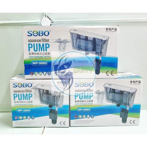 Máy Lọc Thác Sobo WP-308H/408H/508H - Lọc Treo Hồ Cá Cảnh Mini, Hệ Thống Lọc Cao Cấp, Tiết Kiệm Điện 220V-240V