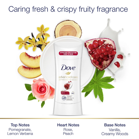 Lăn khử mùi nữ Dove Advance Revive Hương Lựu Dạng Sáp Dưỡng Ẩm Không Ố Vàng