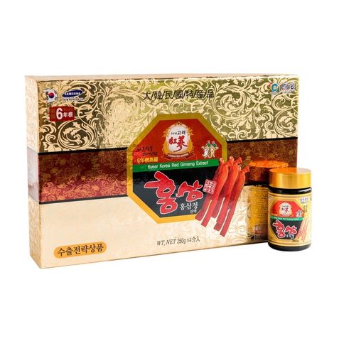 Cao Hồng Sâm Hàn Quốc Kanghwa 4 lọ x 250g - Giúp tăng cường sức khỏe, giảm stress và cải thiện hệ miễn dịch hiệu quả.