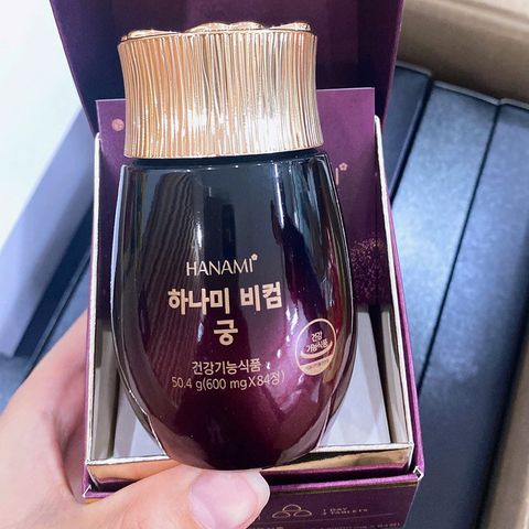 Viên uống dưỡng nhan, nội tiết nữ Hanami Bcom Gung LG Korea