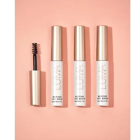 Gel Kẻ Chân Mày Luma Beyond The Brow Medium Brown - Gel Chăm Sóc và Định Hình Lông Mày Tự Nhiên, Không Chứa Paraben, Thân Thiện với Da