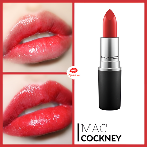 Son Màu Dưỡng Mịn MAC Lustre Lipstick Đỏ Hồng 510 Lady Bug & 502 Cockney - Chất Son Mềm Mịn, Phù Hợp Mọi Phong Cách