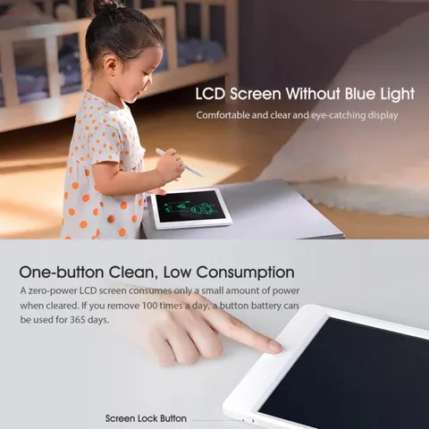 Bảng Vẽ Điện Tử Mi Mijia Lcd 10 Inch / 13.5 Inch đơn sắc và nhiều màu