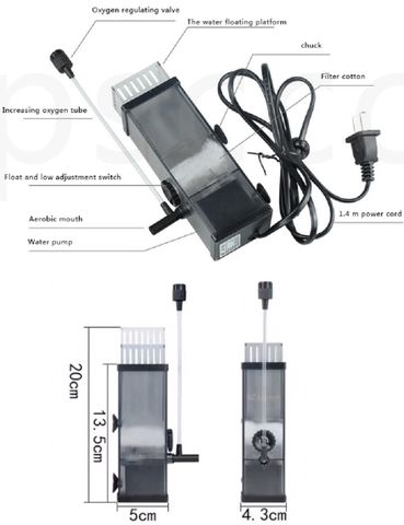 Lọc Váng Hồ Cá SUNSUN JY-02 & JY-03 - Thiết Bị Lọc Nước Thủy Sinh, Hiệu Suất Cao, Đảm Bảo Nước Trong Sạch, Cung Cấp Oxy Tối Ưu