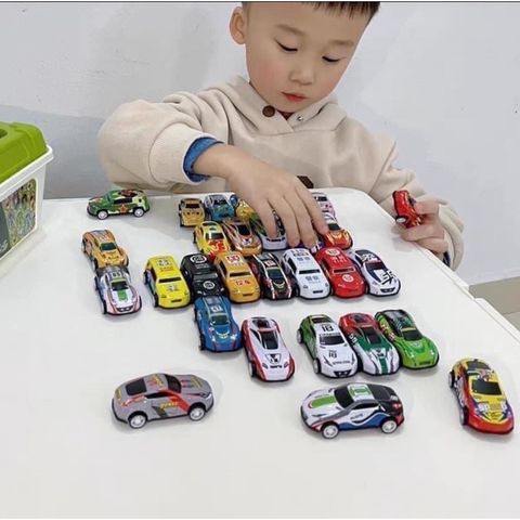 Thùng 30 Ô Tô Mini Đồ Chơi Cho Bé - Mô Hình Xe Đa Dạng Phát Triển Tư Duy Sáng Tạo - Quà Tặng Tuyệt Vời Cho Trẻ Em
