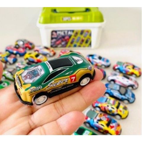 Thùng 30 Ô Tô Mini Đồ Chơi Cho Bé - Mô Hình Xe Đa Dạng Phát Triển Tư Duy Sáng Tạo - Quà Tặng Tuyệt Vời Cho Trẻ Em