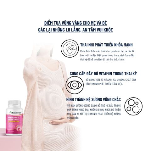 Vitamin Tổng Hợp Cho Mẹ Bầu AusNatures - Hỗ Trợ Sức Khỏe Thai Kỳ, Phát Triển Toàn Diện Cho Mẹ Và Bé - 60 Viên