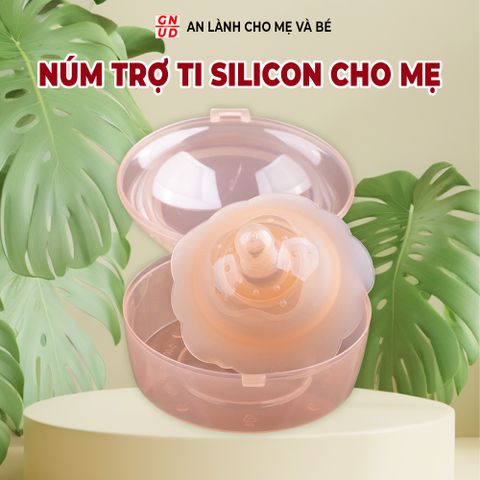 Núm Trợ Ti  Mềm Mại Cho Bé Bú Bảo Vệ Đầu Ti Cho Mẹ Tặng Hộp
