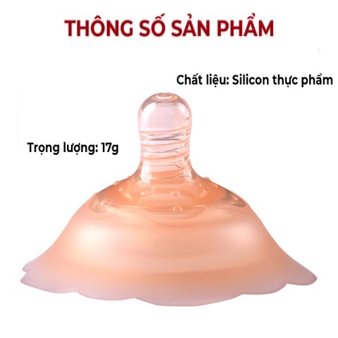 Núm Trợ Ti  Mềm Mại Cho Bé Bú Bảo Vệ Đầu Ti Cho Mẹ Tặng Hộp