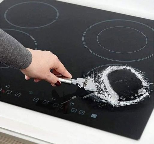 Dụng Cụ Cạo Vệ Sinh Bếp Từ WMF - Giúp Loại Bỏ Vết Cháy Bám Trên Bếp Kính, Chất Liệu Thép Không Gỉ, Đảm Bảo An Toàn