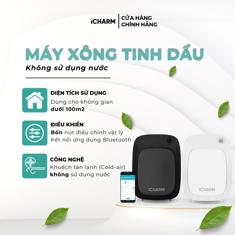 Máy xông tinh dầu, khuếch tán tạo mùi thơm i118 iCHARM