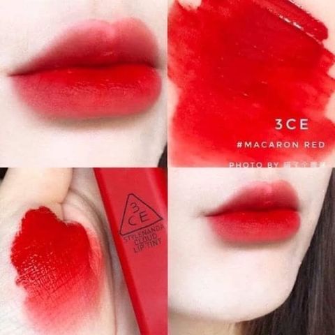 Son Kem - Son 3Ce Stylenanda Cloud Lip Tint - Macaron Red