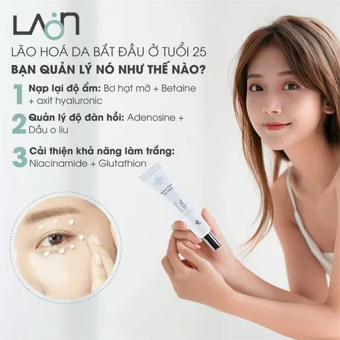 Kem Dưỡng Mắt Laonmedi radiant youth eyecream 40ml