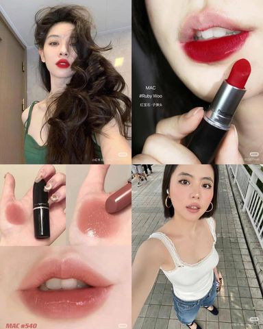 Set Son MAC Star Status: 707 RuBy Woo + 540 Thanks