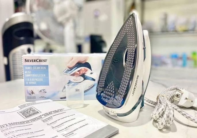 Bàn Là Hơi Nước Mini Silvercrest SDBRK 1000 A1 - Tiết Kiệm Thời Gian, Thiết Kế Gọn Nhẹ Cho Du Lịch và Công Tác
