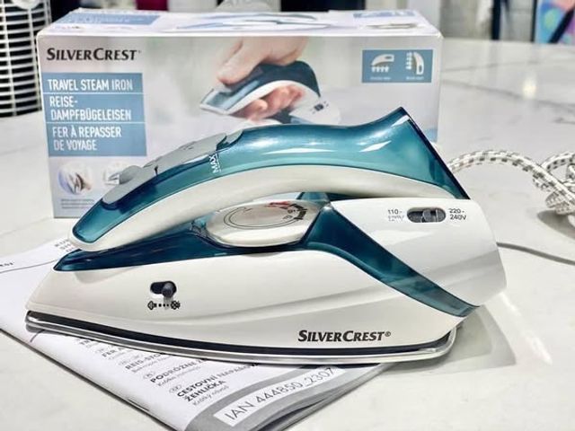 Bàn Là Hơi Nước Mini Silvercrest SDBRK 1000 A1 - Tiết Kiệm Thời Gian, Thiết Kế Gọn Nhẹ Cho Du Lịch và Công Tác
