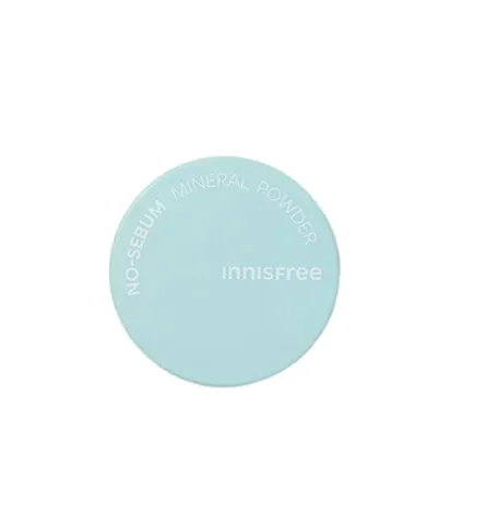 Bột phấn khoáng Innisfree No-Sebum 5g - Kiềm dầu, tự nhiên, hoàn hảo cho da nhạy cảm - Trang điểm hàng ngày, chất lượng cao