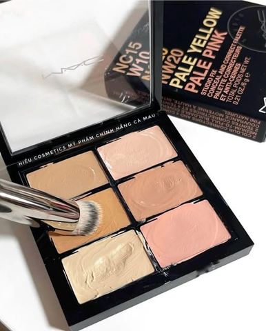 Bảng Che Khuyết Điểm MAC Studio Fix Conceal And Correct Palette 6g - Tông Nhạt, Phấn Trang Điểm Chất Lượng Cao, Giải Quyết Mọi Khuyết Điểm