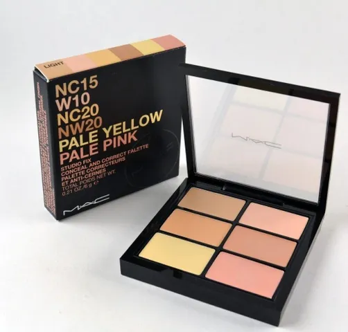 Bảng Che Khuyết Điểm MAC Studio Fix Conceal And Correct Palette 6g - Tông Nhạt, Phấn Trang Điểm Chất Lượng Cao, Giải Quyết Mọi Khuyết Điểm