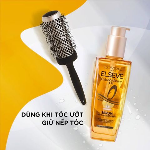 Dầu Dưỡng Tóc L'Oreal ELSEVE Paris Extraordinary Oil Gold 100ml - Chăm Sóc Tóc Mềm Mượt, Bảo Vệ Tóc Khỏe Mạnh, Hương Thơm Tự Nhiên