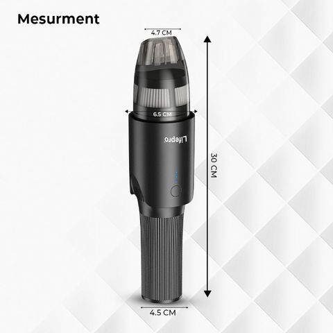 Máy Hút Bụi Không Dây Lifepro L368-VC - Công Suất 100W, Lực Hút 18000PA, Sạc Nhanh, Tiện Lợi, Bảo Hành 12 Tháng
