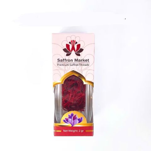 Nhụy Hoa Nghệ Tây Saffron Market Úc 2g - Tăng Cường Sức Khỏe, Giúp Ngủ Ngon, Làm Đẹp Da, Giảm Căng Thẳng, Tự Nhiên 100%