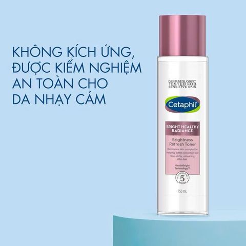 Nước Hoa Hồng Dưỡng Ẩm Cetaphil Bright Healthy Radiance 150ml - Sáng Da, Mờ Thâm, Phù Hợp Với Mọi Loại Da