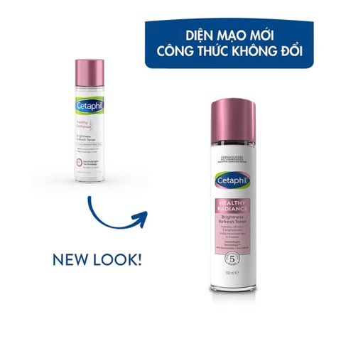 Nước Hoa Hồng Dưỡng Ẩm Cetaphil Bright Healthy Radiance 150ml - Sáng Da, Mờ Thâm, Phù Hợp Với Mọi Loại Da