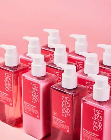 Dầu Gội Mise en Scène Perfect Serum Styling 530ml - Dưỡng Tóc Suôn Mượt, Tạo Kiểu Hoàn Hảo, Chiết Xuất 7 Loại Dầu Cao Cấp