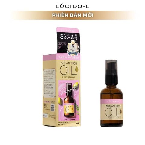 Tinh Dầu Dưỡng Tóc Bồng Bềnh Bóng Mượt LÚCIDO-L 60ml - Dưỡng Ẩm, Phục Hồi Tóc Hư Tổn, Bảo Vệ Tóc Khỏi Tia UV