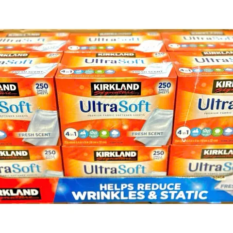 Giấy Thơm Quần Áo KIRKLAND SIGNATURE ULTRA SOFT - Hộp 250 Tờ, Hương Thơm Nhẹ, Tiện Dụng Cho Gia Đình
