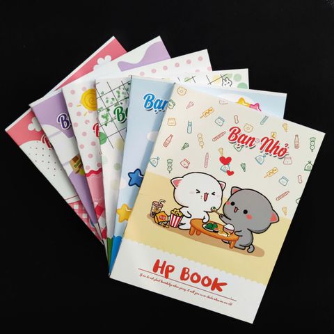 Tập Vở Học Sinh Cao Cấp Gấu Dâu - Bộ 10 Quyển 96 Trang 100gsm, Giấy Mịn, Không Lem, Thiết Kế Tươi Sáng