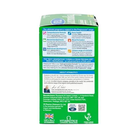 Vitamin bà bầu Pregnacare Max 84 viên - Mẫu mới