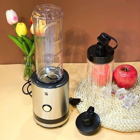 Máy Xay Sinh Tố WMF Küchenminis Smoothie-to-Go – 300W, 2 Bình Đựng Tritan Không Chứa BPA, Dễ Dàng Mang Theo, Thích Hợp Đi Học, Thể Dục