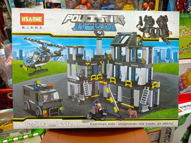 Đồ Chơi Lắp Ráp Lego Trạm Điều Hành Người Bảo Vệ Thành Phố Police 6512 - Mô Hình Xây Dựng Thú Vị Cho Trẻ Em