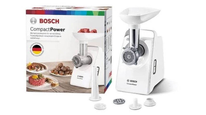 Máy Xay Thịt Bosch MFW3520W - Công Suất 1500W, Xay Nhanh, Đa Năng, Thiết Kế Gọn Nhẹ, Phụ Kiện Đầy Đủ, An Toàn Cho Sức Khỏe