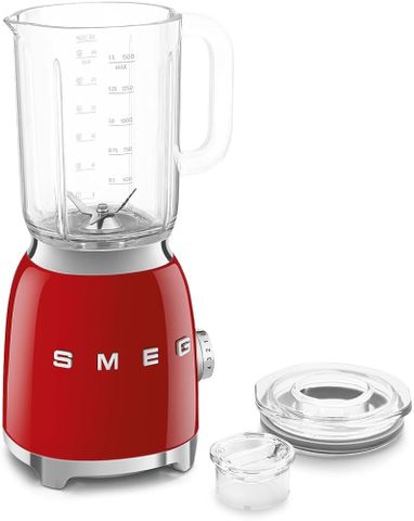 Máy Xay Sinh Tố Smeg BLF03RDEU - Máy Xay Sinh Tố 800W, Dung Tích 1.5L, Lưỡi Dao Thép Không Gỉ, Thiết Kế Hiện Đại